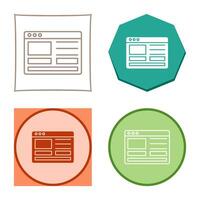 Web Design Vector Icon