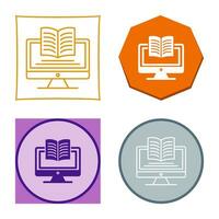 Digital Learning Vector Icon