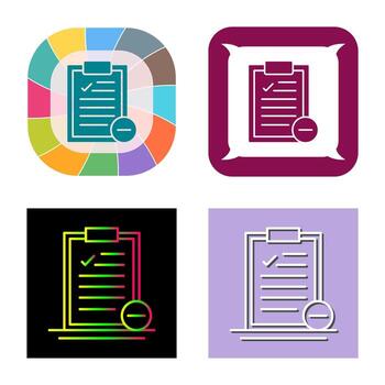 quitar icono de vector