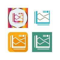 Spline Chart Vector Icon