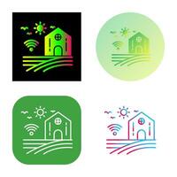 Smart Farm Vector Icon