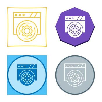 icono de vector de configuración