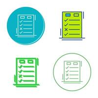 Today to Done CheckList Vector Icon
