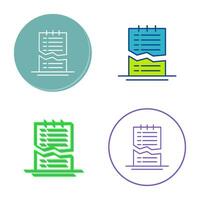 Corrupted List Vector Icon