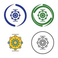 Automated Process Vector Icon