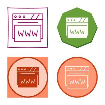 Web Browser Vector Icon