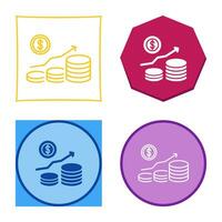 Money Growth Vector Icon