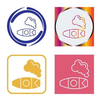 icono de vector de cigarro