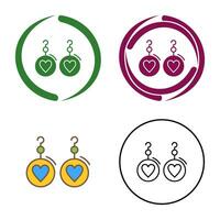 Earrings Vector Icon