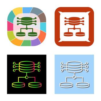 Structured Data Vector Icon