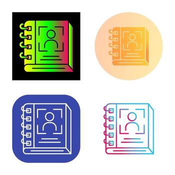 icono de vector de directorio