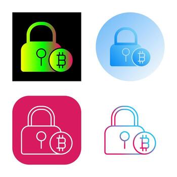 icono de vector de bloqueo
