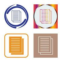 Document Vector Icon