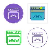 Web Browser Vector Icon