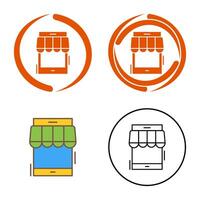 Online Shop Vector Icon