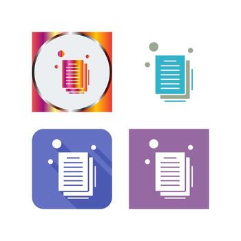 icono de vector de documento