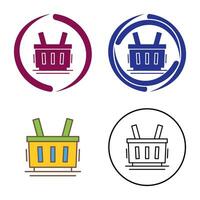 Shopping Basket Vector Icon