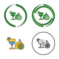 Lime Juice Vector Icon