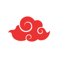 Chinese style cloud elements For decorating the Chinese New Year festival png