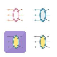 Refraction Vector Icon
