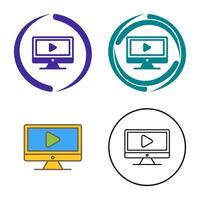 Video Lesson Vector Icon