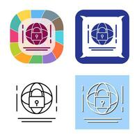 Internet Security Vector Icon