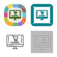 Online Shopping Vector Icon