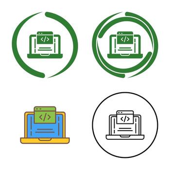 Coding Vector Icon
