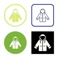 Raincoat Vector Icon