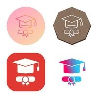 Graduation Hat Vector Icon