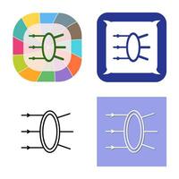 Refraction Vector Icon