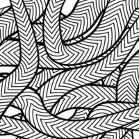 Vector abstract background of lines in black and white colors