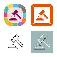 Gavel Vector Icon