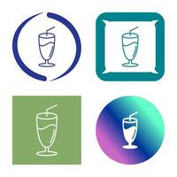 Milkshake Vector Icon