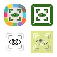 Eye Scan Vector Icon