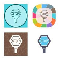 Stop Sign Vector Icon