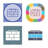 Brick wall Vector Icon