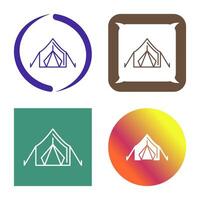 Tent Vector Icon