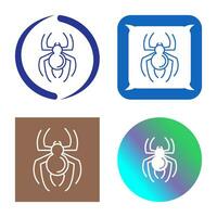 icono de vector de araña