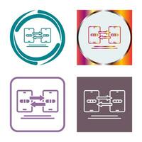 Data Synchronization Vector Icon