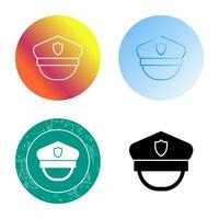 Police Hat Vector Icon