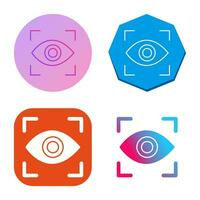 Eye Scan Vector Icon