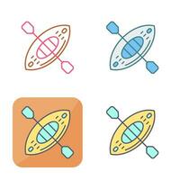 Kayak Vector Icon