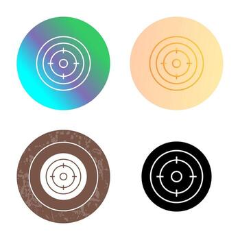 icono de vector de destino