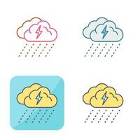 Rainy Day Vector Icon