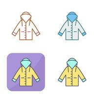 Raincoat Vector Icon