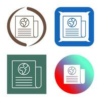 Newspaper Vector Icon