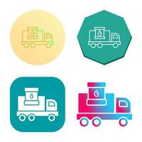 Fuel Truck Vector Icon