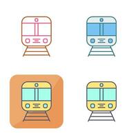 icono de vector de tren