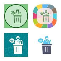Debate Vector Icon